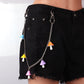Punk Metal Chain Body Chain Fashion Versatile Popular Metal Pants Chain Six-Piece Set