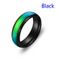 Explosive Style Temperature Sensitive Color Changing Stainless Steel Ring Couple Ring Jewelry Love Fashion Jewelry