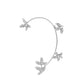 Mori Super Fairy Diamond Butterfly Ear Hanging Earbone Clip Fashion Temperament Niche Design No Pierced Ear Clip Versatile Earrings