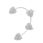 Mori Super Fairy Diamond Butterfly Ear Hanging Earbone Clip Fashion Temperament Niche Design No Pierced Ear Clip Versatile Earrings