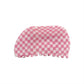 F4128 French checkerboard color hairpin acetate plate retro semicircle fashion net red back head grab clip female