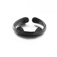 Retro Geometric Cat Claw Ring Metal Black Winding Animal Ring Fashion Creative Open Hand Jewelry Female