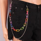 Resin transparent fruit color chain color fashion multi-layer chain trend U-shaped socket pants chain