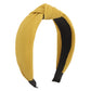 F539 Retro Striped Solid Color Pressed Pleated Knotted Headband Cloth Ladies Going Out Pressed Hair Non-slip Headband