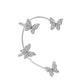Mori Super Fairy Diamond Butterfly Ear Hanging Earbone Clip Fashion Temperament Niche Design No Pierced Ear Clip Versatile Earrings