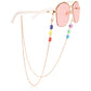 Colorful mask hanging chain Glasses hanging chain soft pottery flower butterfly glasses chain mask chain