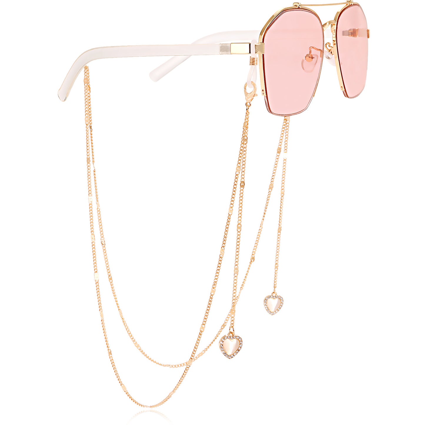 Mask hanging chain glasses hanging chain glasses chain mask chain glasses metal hanging chain metal chain