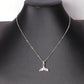 Diamond-encrusted mermaid ins light luxury necklace high-end temperament sweater chain fashion simple girly necklace
