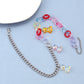 Personalized color smiley bear necklace for men and women fashion hip-hop couple pendant retro jewelry necklace