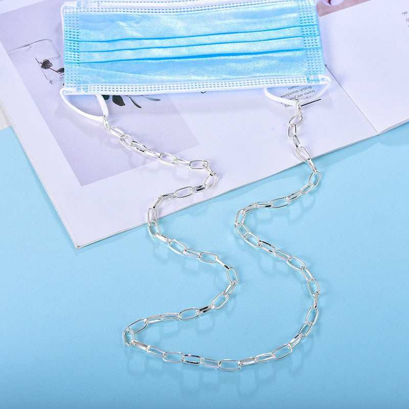 Glasses chain ins trend hanging neck metal anti-slip anti-lost mask rope hanging chain