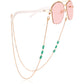 Fashion popular mask hanging chain glasses chain necklace acrylic resin mask chain