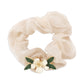 F4277 spring and summer series fashion ponytail hair ring gentle temperament dripping oil gardenia large intestine high elastic hair rope female