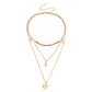 Jewelry Multi-layer Shining Star Pendant Necklace Women's Sweater Chain Personality Trendy Cool Versatile Necklace