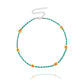 Jewelry Rice Bead Flower Necklace Women's Fashionable Temperament Adjustable Necklace