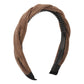 F5215 Jewelry French Braided Winding Non-slip Headband Flannel Simple Retro Geometric Headband Women