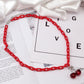 Personality temperament resin chain necklace acrylic flower pendant necklace ins clavicle chain