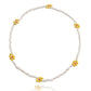 Jewelry Personality Color Beaded Ethnic Necklace Creative Rice Beads Woven Flower Elastic Rope Necklace
