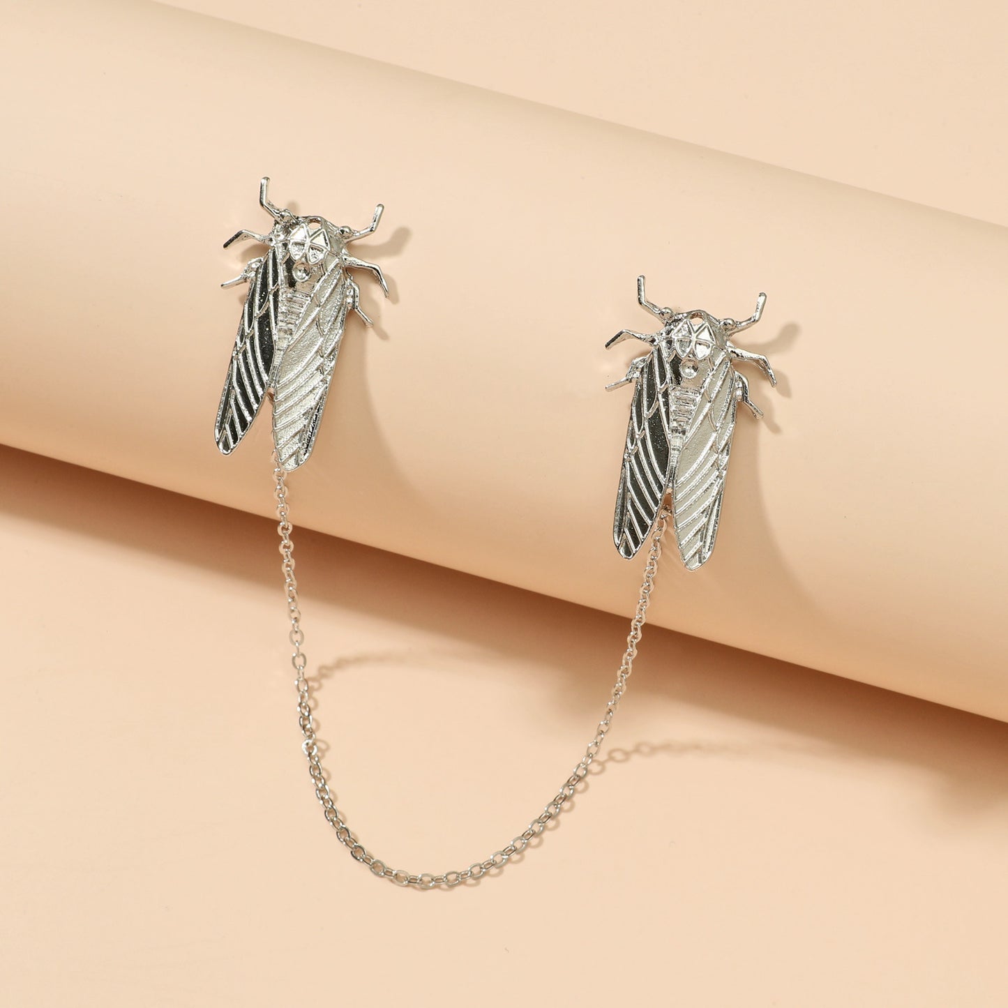 ins tide brand cicada bee pendant brooch cute animal collar pin brooch shirt buckle suit accessories