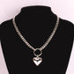 Jewelry Trend Love Necklace Female Personality Creative Fashion Necklace Ins Peach Heart Clavicle Chain