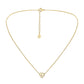 Fashion full of diamond love letter small necklace diamond personality simple temperament elegant trend clavicle chain
