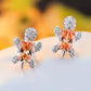 Fashion Ladies Cute Cartoon Turtle Earrings Jewelry Gift Small Animal Stud Earrings