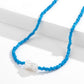 Jewelry Personality Shaped Imitation Pearl Beaded Necklace Simple Irregular Rice Holiday Bead Necklace Female