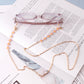 Jewelry chrysanthemum glasses chain dripping oil fashion mask hanging chain anti-slip anti-lost mask chain
