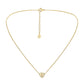 Fashion full of diamond love letter small necklace diamond personality simple temperament elegant trend clavicle chain