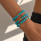 B1614 Holiday leisure beaded bracelet Bohemian ethnic bracelet colorful geometric niche jewelry