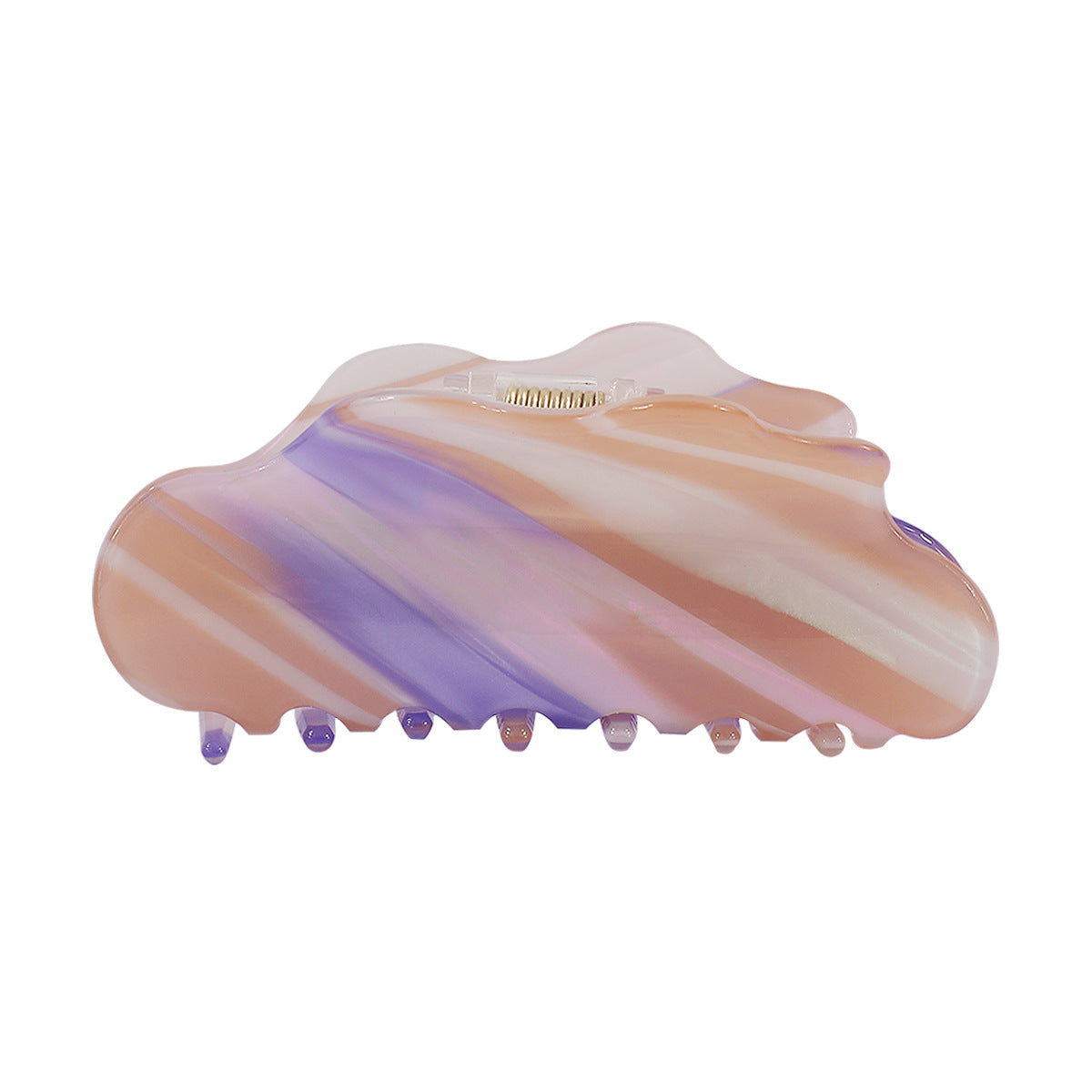 F4133 Acetic Acid Sheet Fashion Shark Clip Gradient Color Youth Fashion Dazzling Medium Size Hair Clamp Female