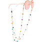 Jewelry mask hanging chain glasses hanging chain imitation pearl glasses chain devil's eye mask chain