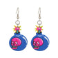 Halloween earrings ins dark funny skull earrings fashion creative skull hand bat earrings female