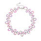 Jewelry Bohemian colored rice beads snake-shaped S-curved necklace ins niche fairy necklace