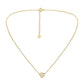Fashion full of diamond love letter small necklace diamond personality simple temperament elegant trend clavicle chain