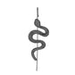 ins creative personality snake-shaped ear hanging ear clip punk exaggerated puncture ear needle simple profile slash ear piercing