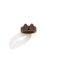 Jewelry simple octopus bear animal resin ring candy color cartoon three-dimensional ring