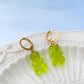 Jewelry Sweet Cool Juice Transparent Bear Earrings Cute Sweet Gummy Cartoon Girl Earrings