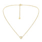 Fashion full of diamond love letter small necklace diamond personality simple temperament elegant trend clavicle chain