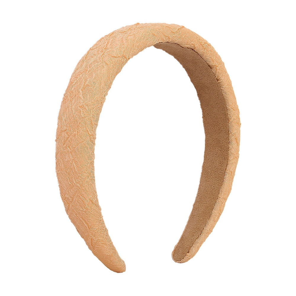 F3874 Fashion temperament chiffon pleated hair accessories sweet fresh cute trendy candy color headband