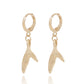 Jewelry ins hot girl multi-element bee geometric pendant earrings female earrings high-end ladies