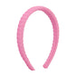 F3863 Xiaohongshu fashion net red hair card spring and summer candy color girl hair accessories solid color fabric headband