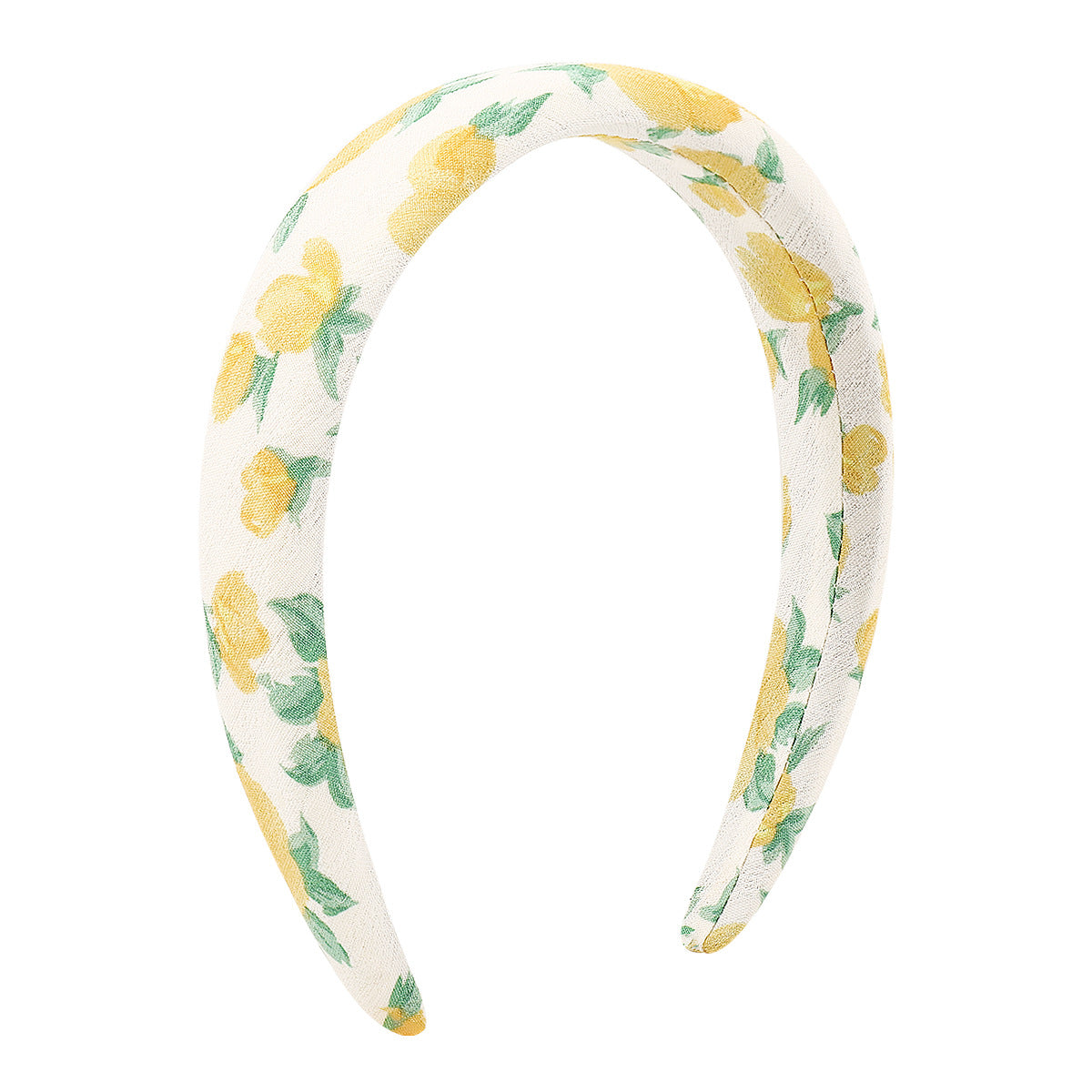 F523 Small Fresh Printed Sponge Headband Sweet Girl Heart High Temperament Simple Fashion Headband