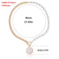 Jewelry INS cross love mother-of-pearl necklace necklace female sweater chain trendy matching accessories