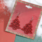 Christmas series earrings cartoon cute dripping oil simulation snow elk earrings autumn and winter