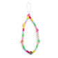 Creative summer multi-letter macaron color mobile phone chain holiday smiling face butterfly flower accessories female