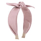 F53 creative leather three-dimensional geometric bow headband female personality small fragrance color elegant headband