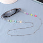 Mask hanging chain glasses chain fashion butterfly pearl decorative glasses anti-drop hanging chain