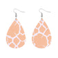 Jewelry Leopard Combination Leather Earrings Female Valentine's Day Fashion PU Earrings