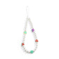 Creative summer multi-letter macaron color mobile phone chain holiday smiling face butterfly flower accessories female
