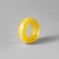 Simple fashion trend thorn pattern Mori resin luminous ring